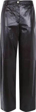 Max Mara Pants Nappa Leather Mst Legno
