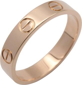 Cartier Gold Pink Gold (18K) Band Ring (Pre-Owned)