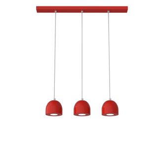 Lumicom Campanella Lampara De Techo Lineal X3 Monocolor Brillo