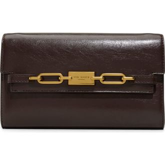 Ted Baker Jean Crossbody Wallet in Dark Brown at Nordstrom Rack