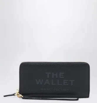 Marc Jacobs Black full-grain leather wallet