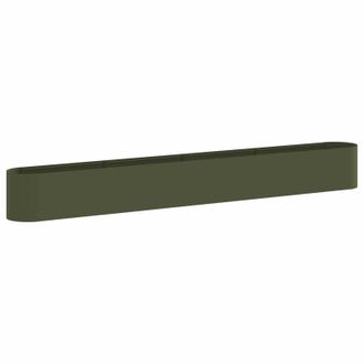 vidaXL Cama De Jard&iacute;n Elevada Verde Oliva 360 X 40 X 40 Cm Vidaxl