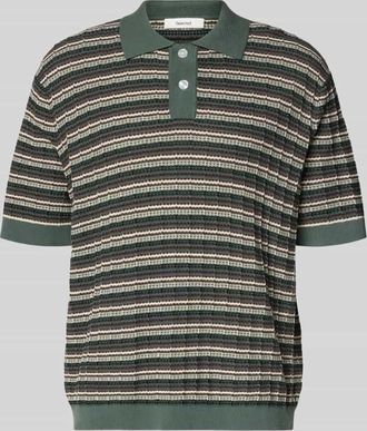 Selected Regular Fit Poloshirt aus Baumwoll-Strick Modell DANE in Dunkelgruen, Gr&ouml;&szlig;e XXL