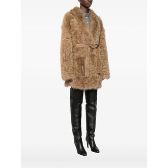 Numerootto Shearling Jacket - Brown