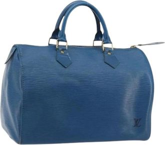 Louis Vuitton Pre-owned Handbags, female, Blue, Size: ONE SIZE Pre-owned Vintage Hand Bag