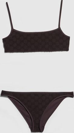 Gucci GG Stretch Jersey Bikini, Brown, Ready-to-wear