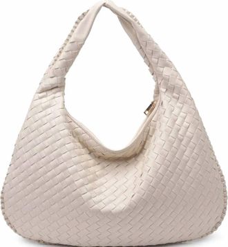 Urban Expression Womens Victoria Hobo Bag In Oatmilk
