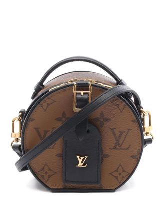 Louis Vuitton 2021 kleine ronde handtas met monogram - Bruin