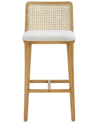 TOV Furniture Tov Furniture Gerri Performance Tweed & Rattan Counter Stool