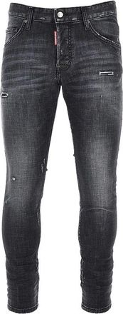 Dsquared2 Vaqueros Skater de mezclilla el&aacute;stica - Jeans - Hombre - Negro - 2XL
