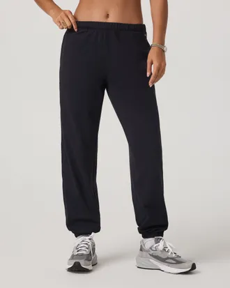 Vuori Clothing Halo Modern Sweatpant | Solid Black | XS, Size Extra Small