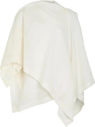 Issey Miyake Overhemden, Dames, Wit, M, Wind Jassen