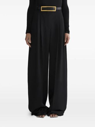 MUGLER high-waisted trousers - Black