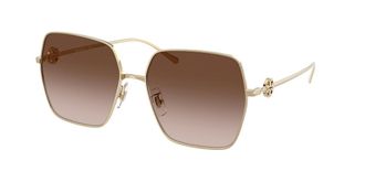 Tory Burch TY6118D Asian Fit 336213 Womens Sunglasses Gold Size 58