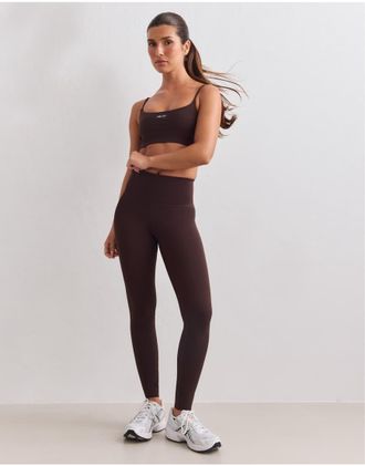 Aim'n leggings modellanti fit color cioccolato-Marrone