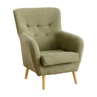 Kenay Home Butaca tapizado verde 73 x 100 cm