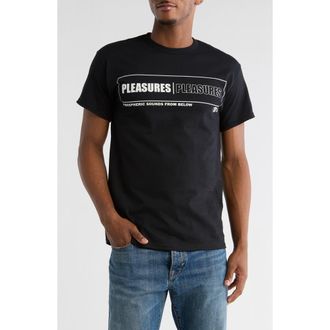 Pleasures Sounds Graphic T-Shirt in Black at Nordstrom, Size Xx-Large