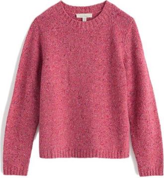 Seasalt Cornwall Dawson Pick Merino Wool Blend Crewneck Sweater in Knit Melange Squash at Nordstrom, Size 14 Us
