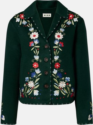 Rixo Giacca Jude in misto lana con ricamo