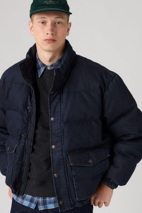 Levi's Outerlane Puffer Jacket - Hombre - 2XL - Lavado oscuro / Coated Party