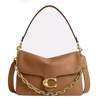 Coach Chain Tabby Leather Shoulder Bag 30