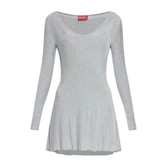 Diesel Mujer, Vestidos, Gris, Talla: XS