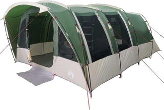 vidaXL Vidaxl - Tenda Familiare a Tunnel per 8 Persone Verde Impermeabile