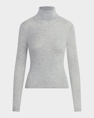Favorite Daughter Amelia Turtleneck Long-Sleeve Top
