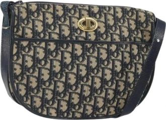 Dior Pre-owned Shoulder Bags, female, Multicolor, Size: ONE SIZE Pre-owned Canvas Trotter Shoulder Bag