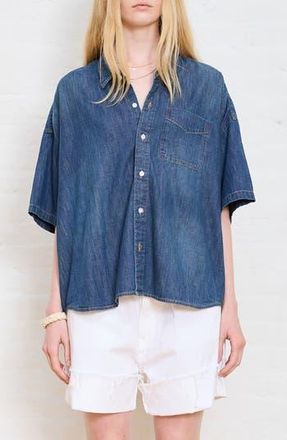 Denimist Denim Button-Up Shirt in Seymour Indigo at Nordstrom Rack, Size X-Small
