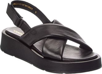 La Canadienne Axis Leather Platform Sandal