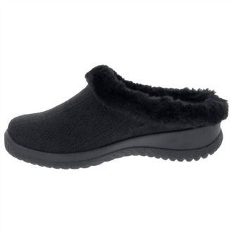 Drew Womens Comfy Clog In Black Sweater Fabric