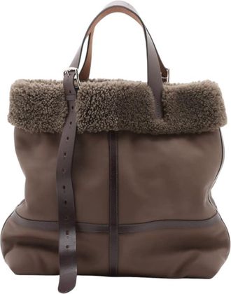 Herm&egrave;s Pre-owned Hermes Clemence Shearling Etriviere Aviator Ladies LFI3NOVADCY9MH8G