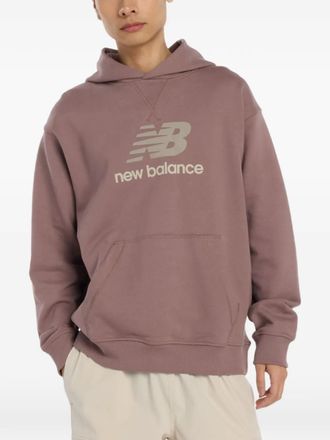 New Balance Hoodie met logoprint - Paars