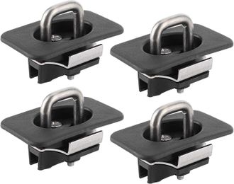 OEM Puntos De Anclaje Y Correas De Sujeci&oacute;n (4 Piezas) Con Anillos De Fijaci&oacute;n Expandibles, Compatibles Con F-150 (1998-2014), Capacidad De Carga De 454 K