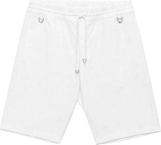 John Richmond Bermuda Shorts met Trekkoord - Heren - Korte Broeken - Wit - XL - Katoen - Korte Broeken