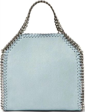 Stella McCartney Falabella Tiny Crossbody Bag - Dames - Handtassen - Blauw - ONE Size - Leer - Tassen