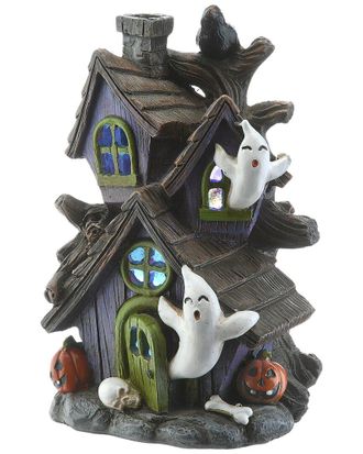 National Tree Company Discontinued National Tree Company 6 Purple Haunted House With Led Light