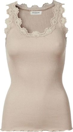 Rosemunde Sleeveless Tops - Dames - Tops zonder mouwen - Bruin - S - Katoen - Tops