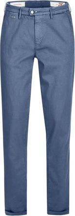 Sartoria Tramarossa Pant Chino Luis - Heren - Chinos - Blauw - W30 - Katoen - Broeken