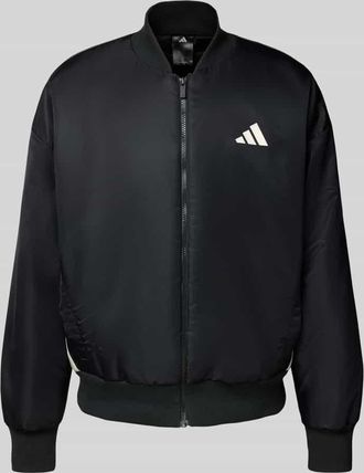 adidas Bomberjacke mit Reißverschluss in Black, Größe XXL