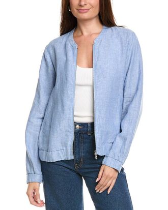 Tommy Bahama Two Palms Linen Bomber Jacket