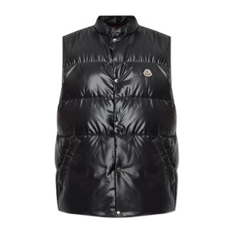 Moncler Vests, male, Black, Size: 2XL Restigo Down Vest