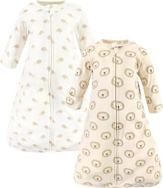 Hudson Baby Cotton Long-Sleeve Wearable Sleeping Bag in Brave Lion Long Sleeve at Nordstrom