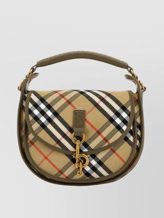 Burberry b clip small canvas crossbody bag
