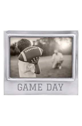 Mariposa Game Day Signature Picture Frame in Silver at Nordstrom, Size 4X6
