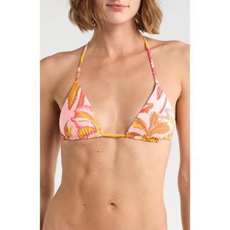 Maaji Balmy Reversible Bikini Top in Pink at Nordstrom Rack, Size Medium