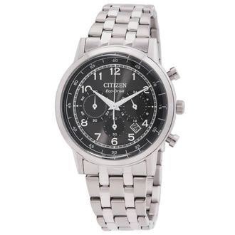 Citizen Eco-Drive Chronograph Black Dial Mens Watch CA4630-53E