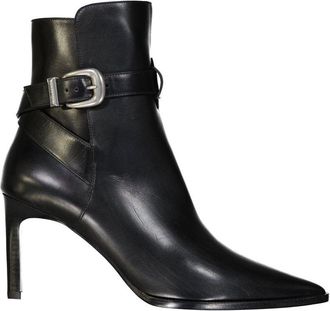 Celine Black Calfskin High Heel Womens Boots
