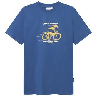 Dedicated T-Shirt Stockholm Pedal Power T-Shirt f&uuml;r Herren | blau